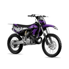 Compound Purple Tiger Dirt Bike Wraps