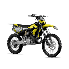 Compound Yellow Tiger Dirt Bike Wraps