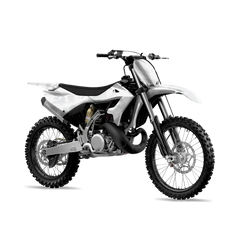 Crystal Elite White Dirt Bike Wraps