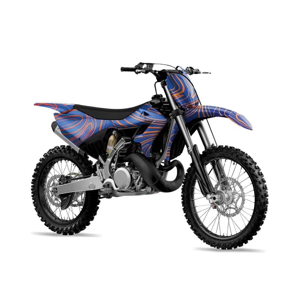 Damascus Fire And Ice Dirt Bike Wraps
