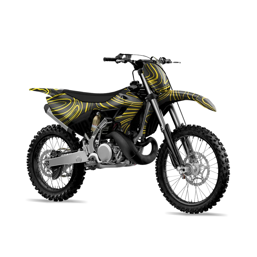 Damascus Yellow Dirt Bike Wraps
