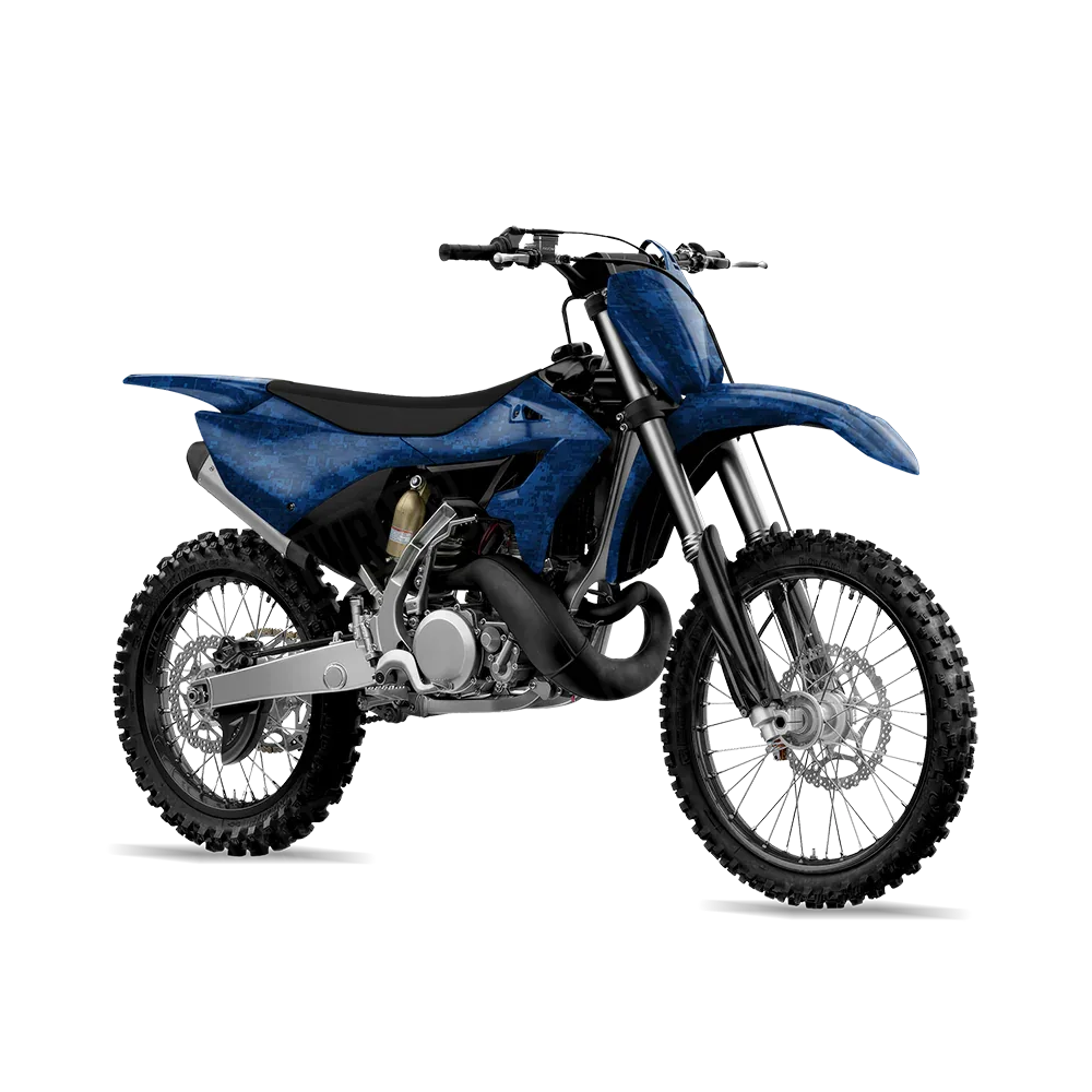 Digital Elite Blue Dirt Bike Wraps
