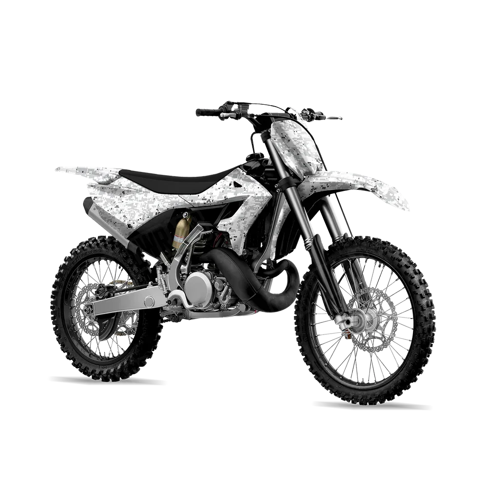 Digital Snow Dirt Bike Wraps