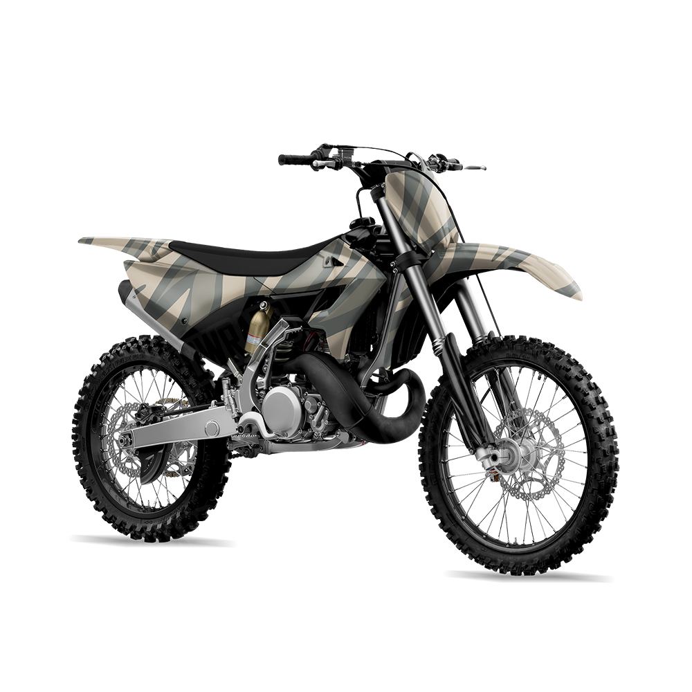 Fun Stripe Army Dirt Bike Wraps
