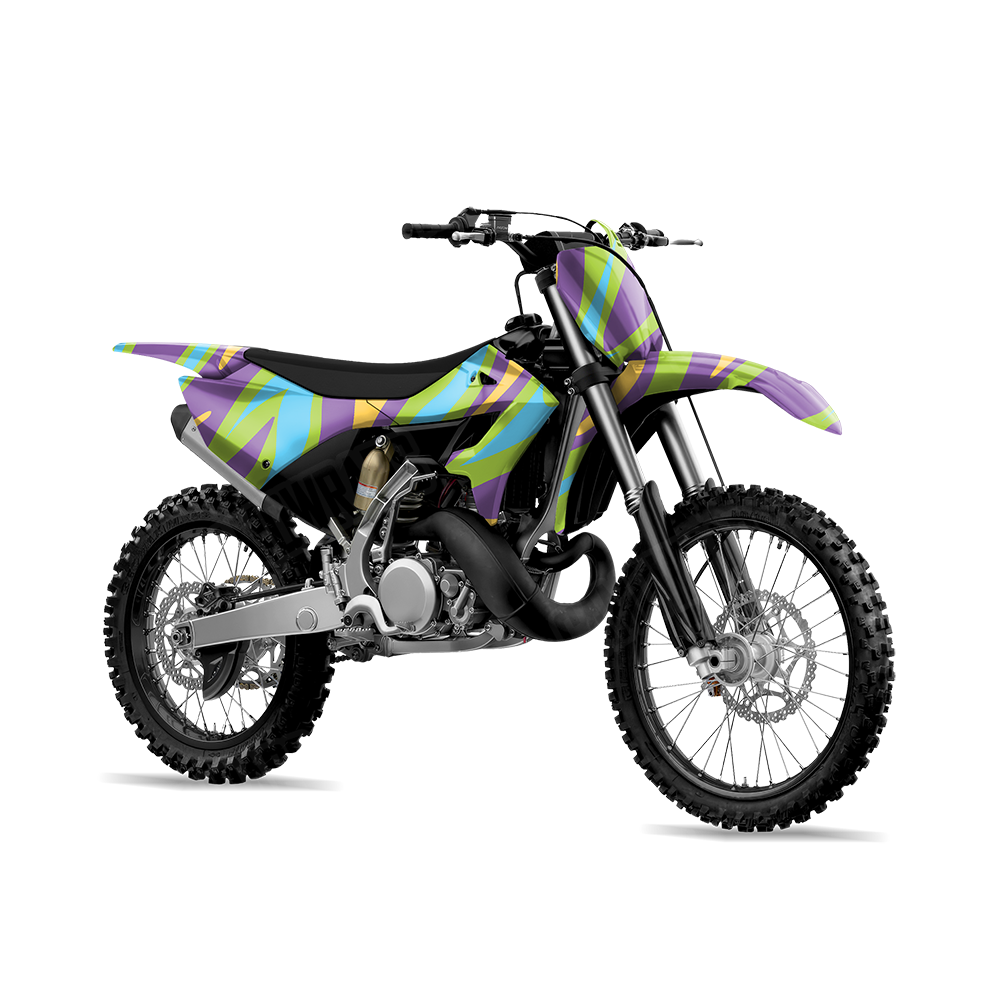 Fun Stripe Carnival Dirt Bike Wraps