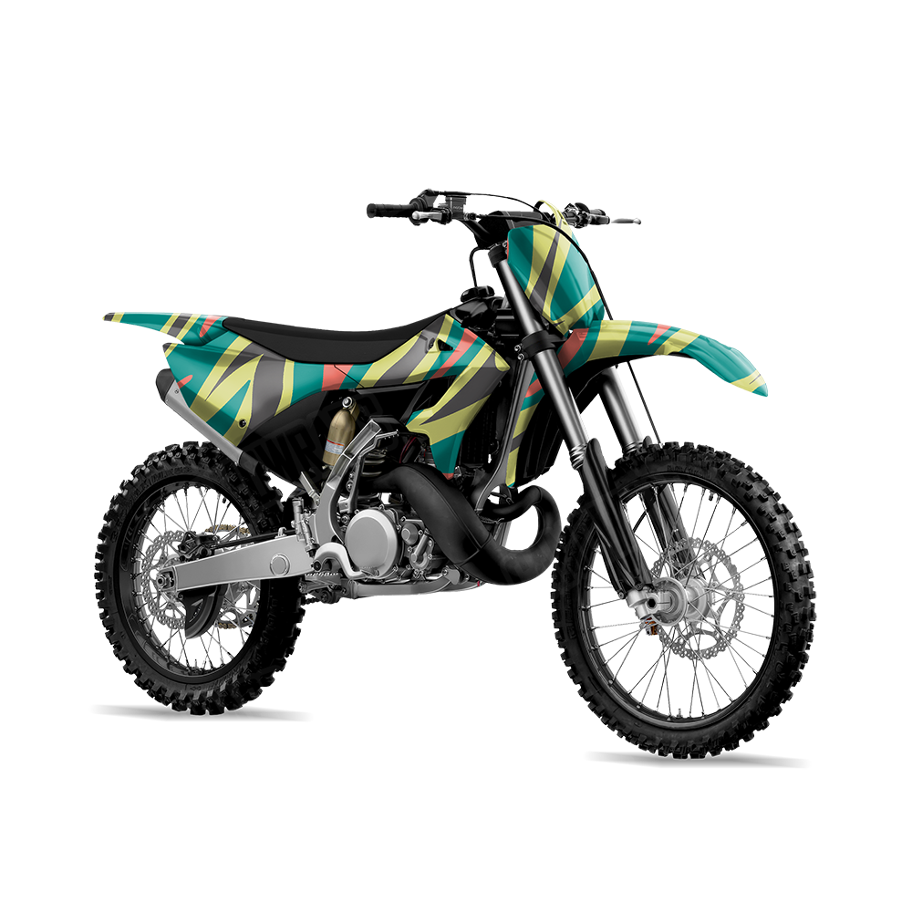 Fun Stripe Fiesta Dirt Bike Wraps