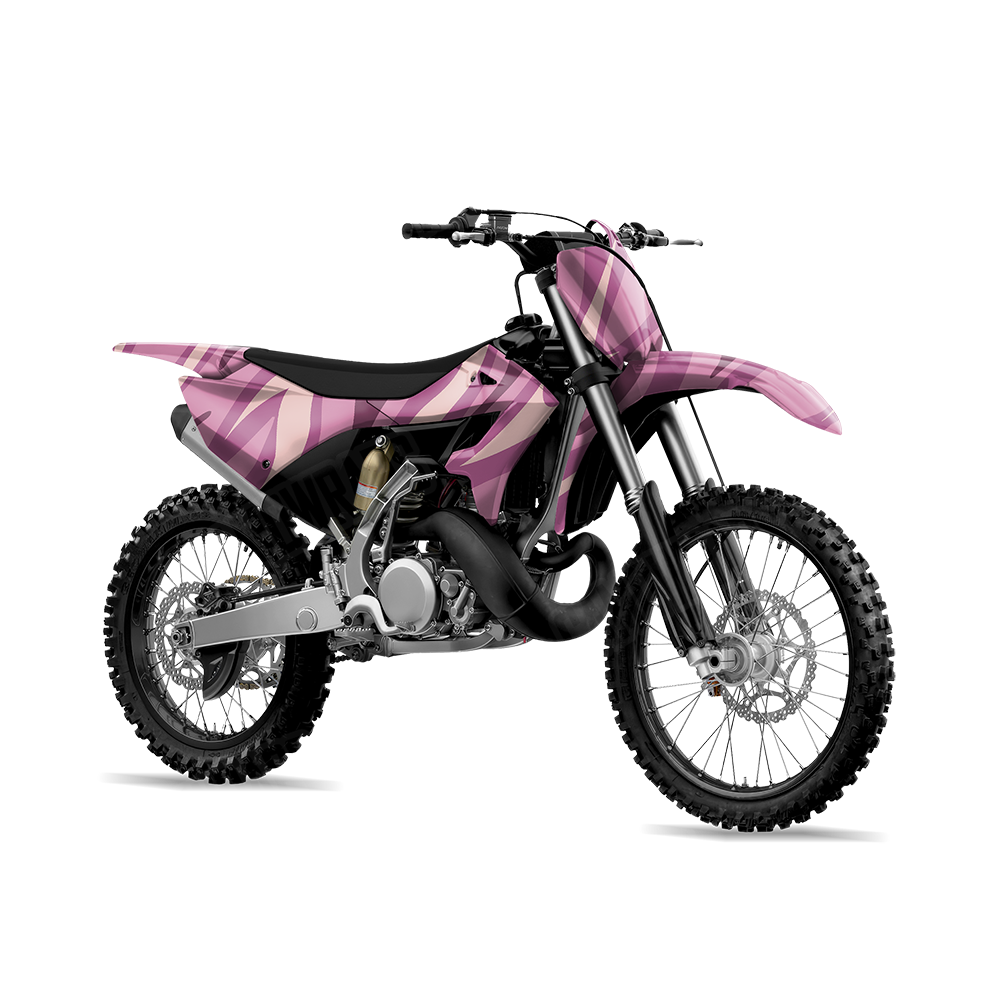 Fun Stripe Floral Dirt Bike Wraps