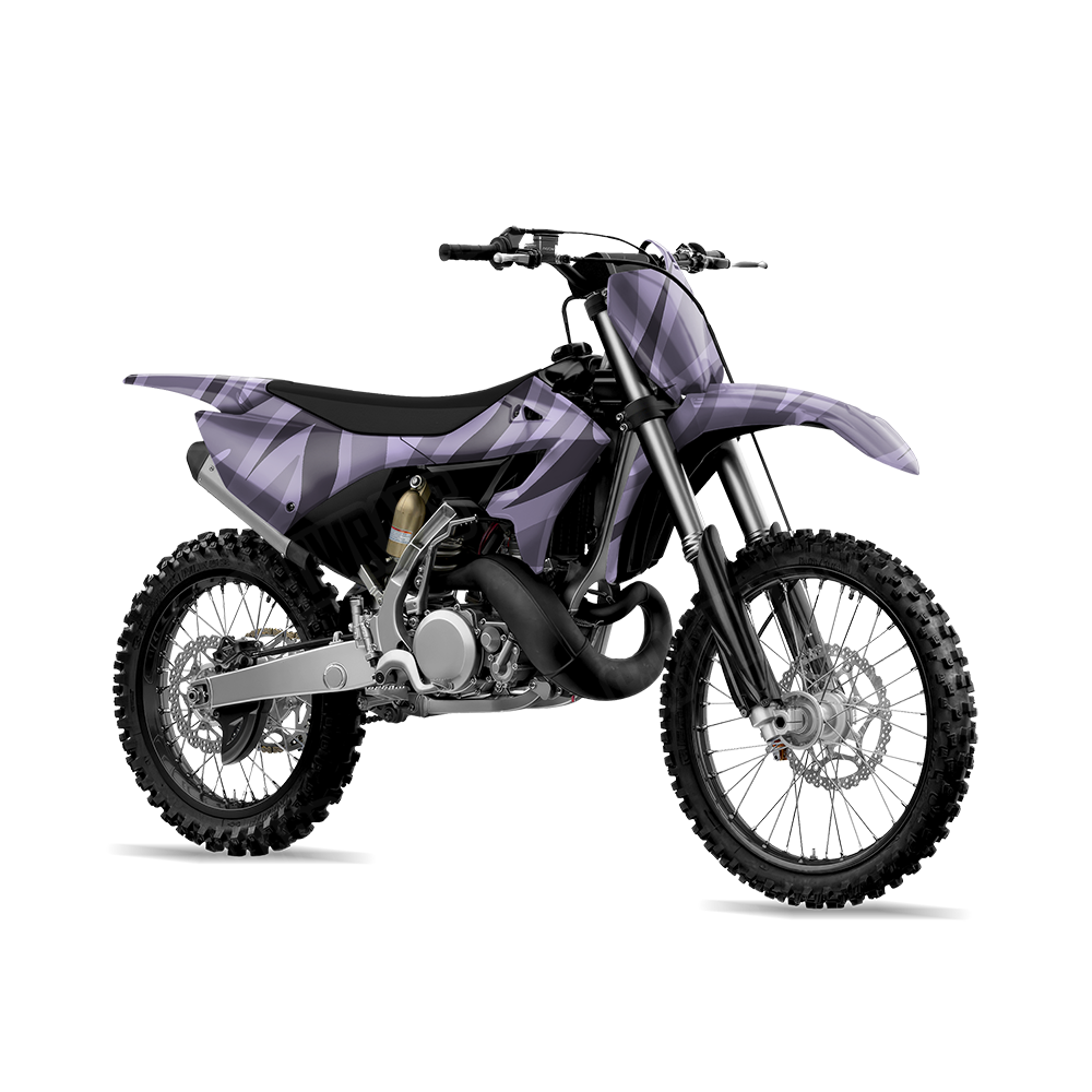 Fun Stripe Lilac Dirt Bike Wraps