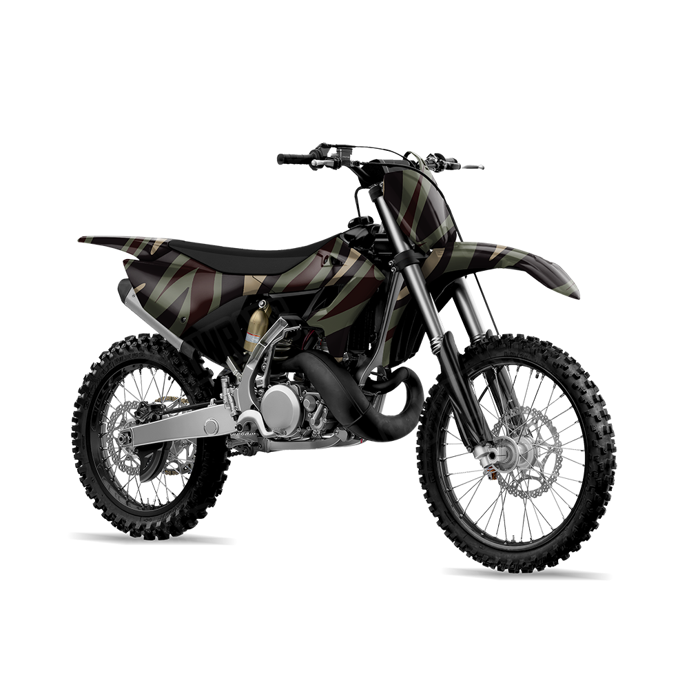 Fun Stripe Militant Blood Dirt Bike Wraps