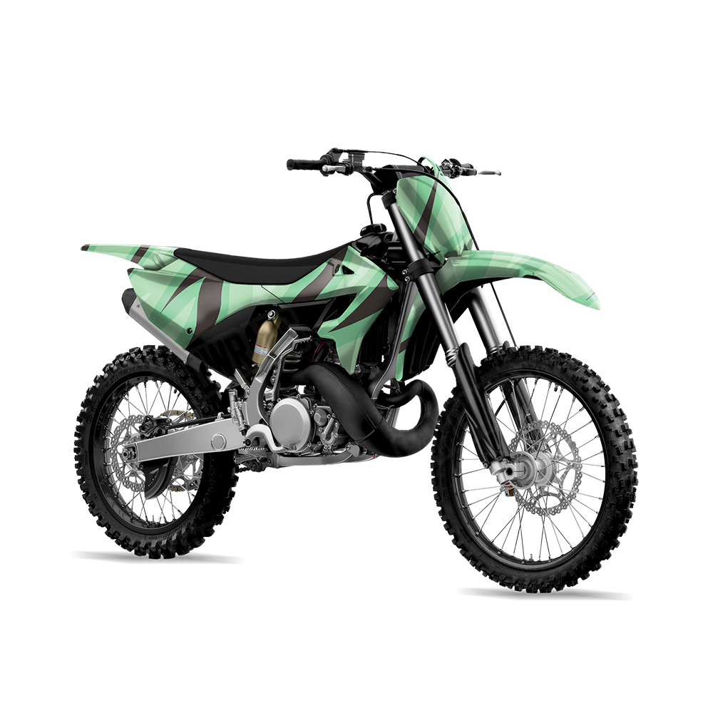 Fun Stripe Mint Chocolate Chip Dirt Bike Wraps
