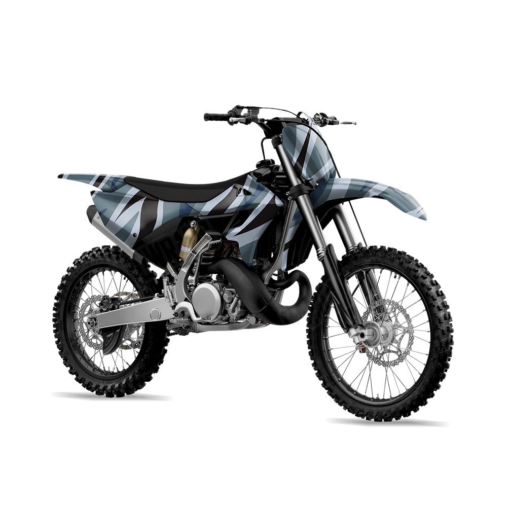 Fun Stripe Navy Dirt Bike Wraps