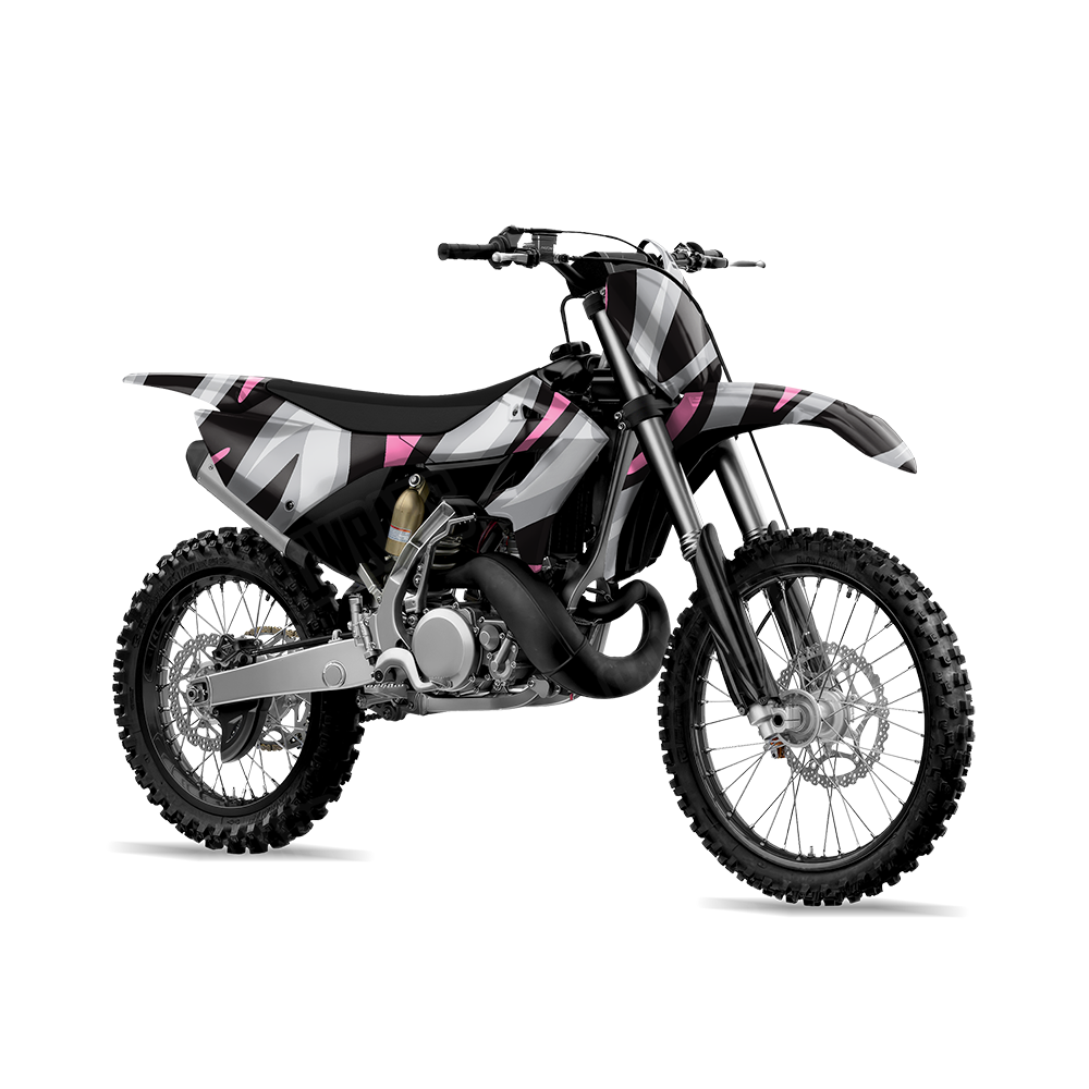 Fun Stripe Pink Tiger Dirt Bike Wraps