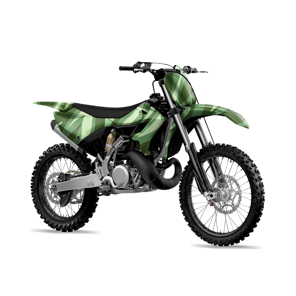 Fun Stripe Pistachio Dirt Bike Wraps