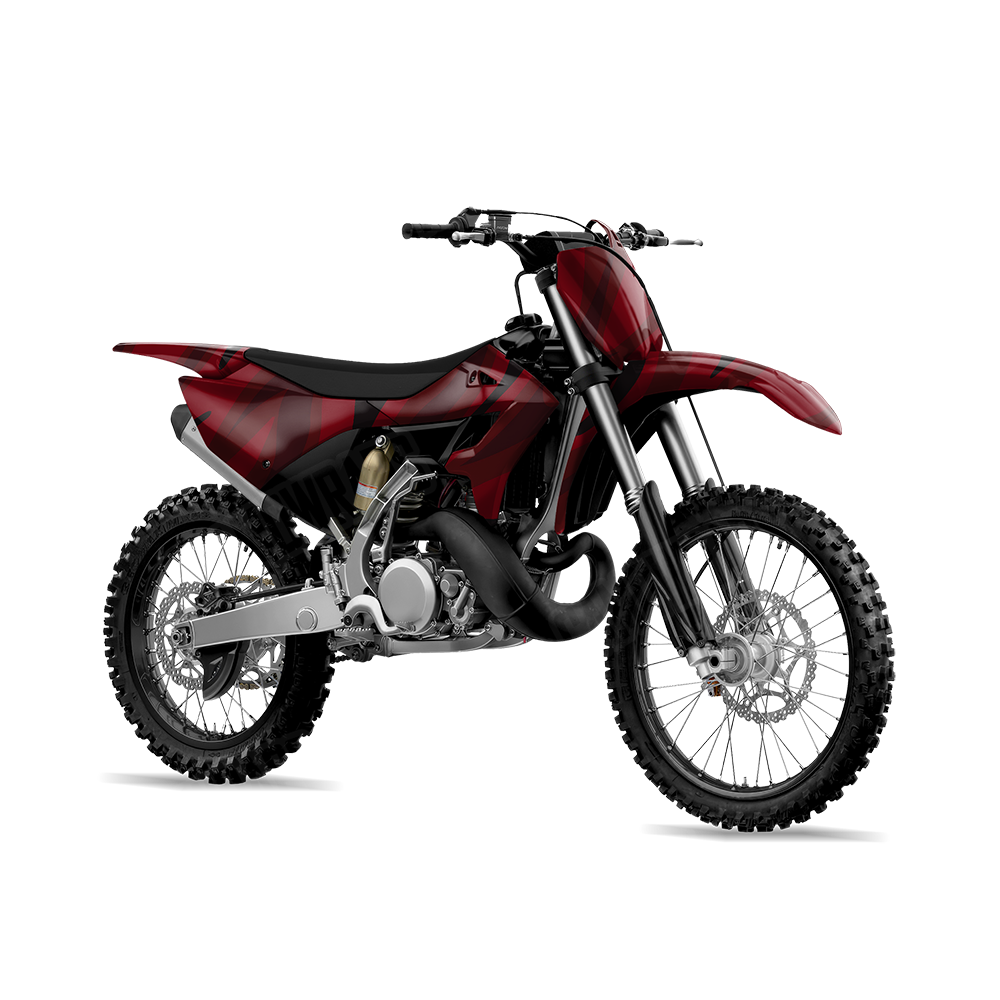 Fun Stripe Vampire Red Dirt Bike Wraps