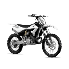 Battle Storm Elite White Dirt Bike Wraps