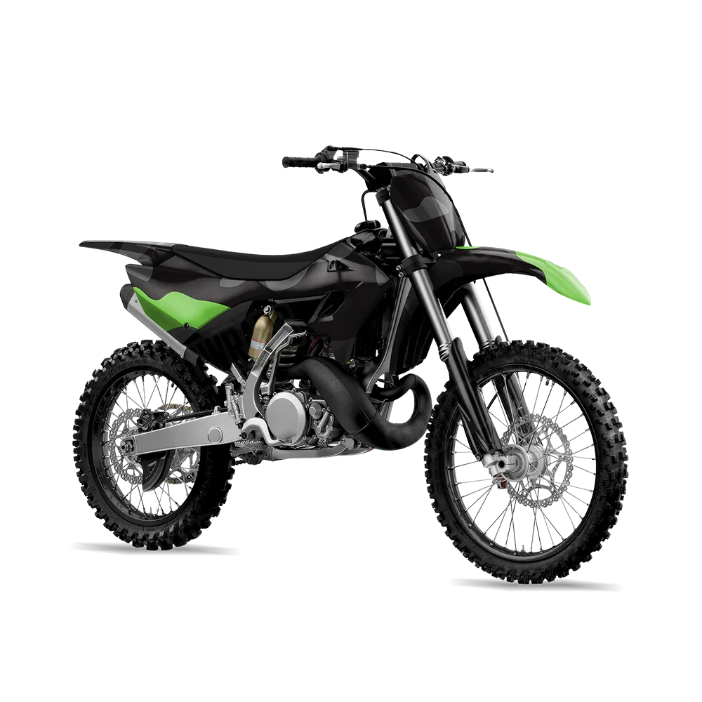 Classic Metro Green Dirt Bike Wraps