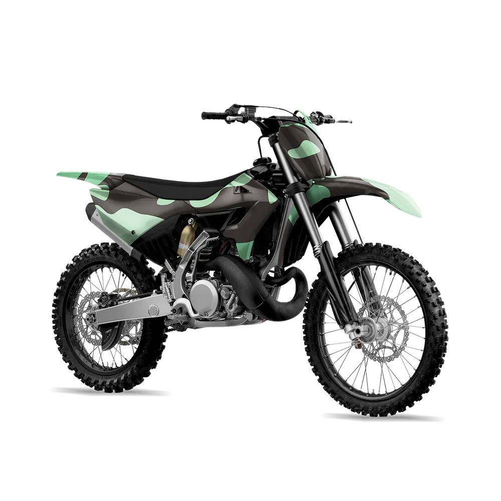 Classic Mint Chocolate Chip Dirt Bike Wraps