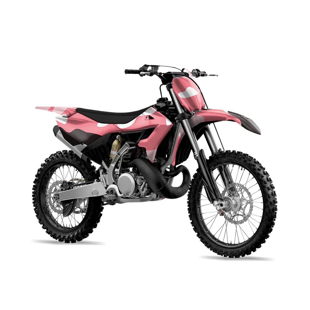 Classic Pink Dirt Bike Wraps