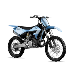 Cumulus Cool Blue Dirt Bike Wraps