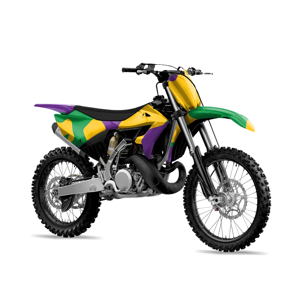 Cumulus Mardi Gras Dirt Bike Wraps