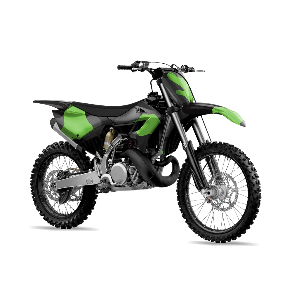 Cumulus Metro Green Dirt Bike Wraps