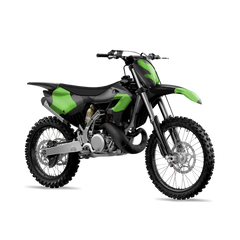 Cumulus Metro Green Dirt Bike Wraps