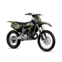 Ragged Army Green Dirt Bike Wraps