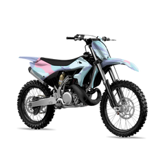 Ragged Cotton Candy Dirt Bike Wraps