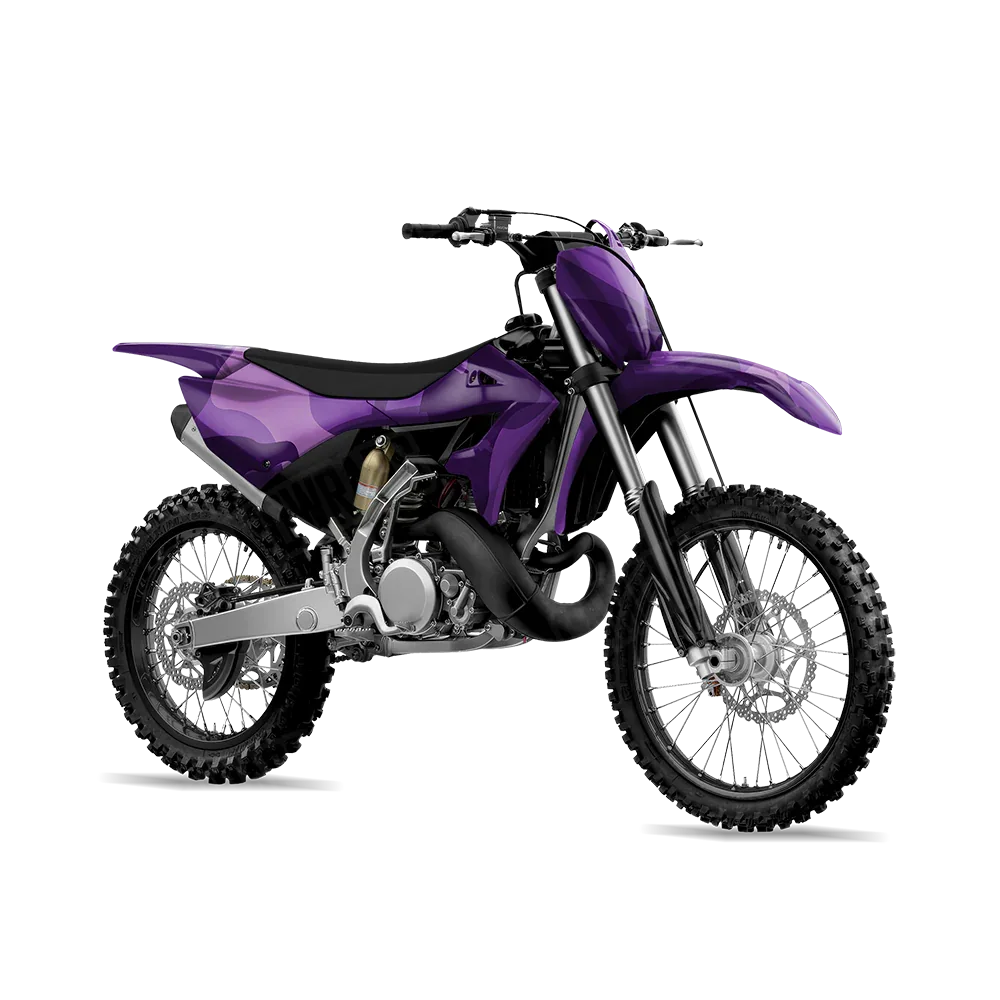 Ragged Elite Purple Dirt Bike Wraps
