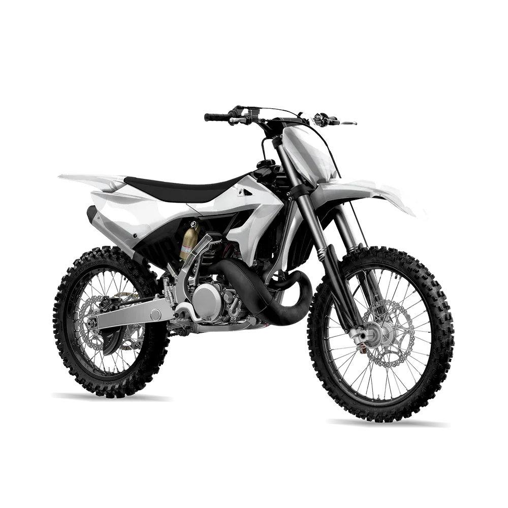 Ragged Elite White Dirt Bike Wraps