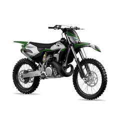 Ragged Green Tiger Dirt Bike Wraps