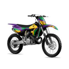 Ragged Mardi Gras Dirt Bike Wraps
