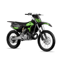 Ragged Metro Green Dirt Bike Wraps