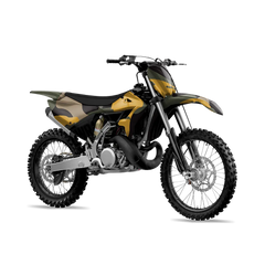 Ragged Militant Yellow Dirt Bike Wraps