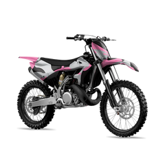 Ragged Pink Tiger Dirt Bike Wraps