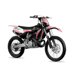 Ragged Pink Dirt Bike Wraps