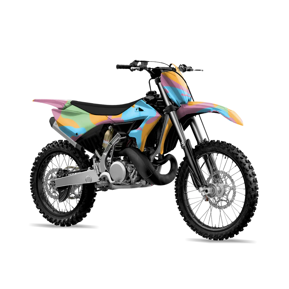 Ragged Sherbert Dirt Bike Wraps