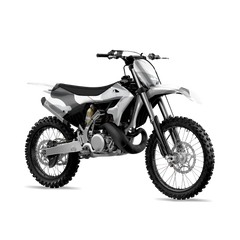 Ragged Snow Dirt Bike Wraps