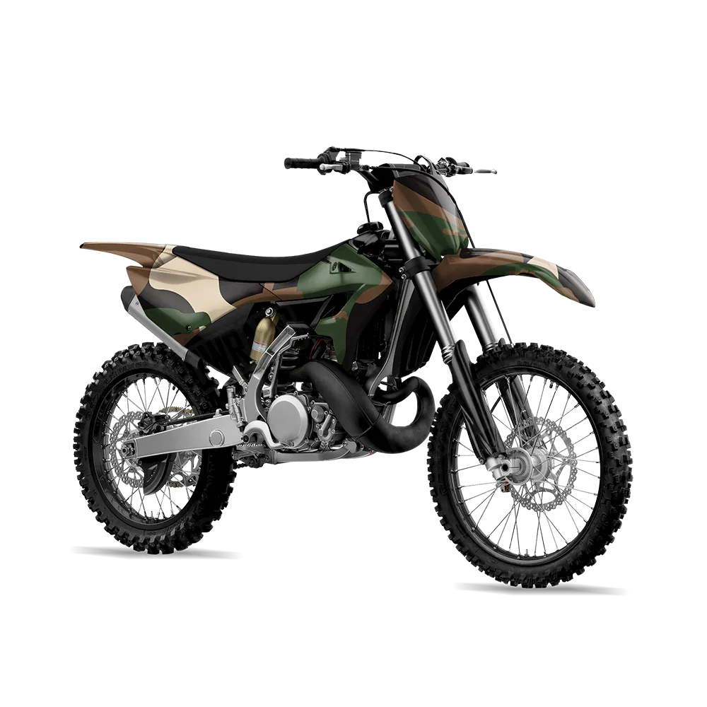 Ragged Woodland Dirt Bike Wraps