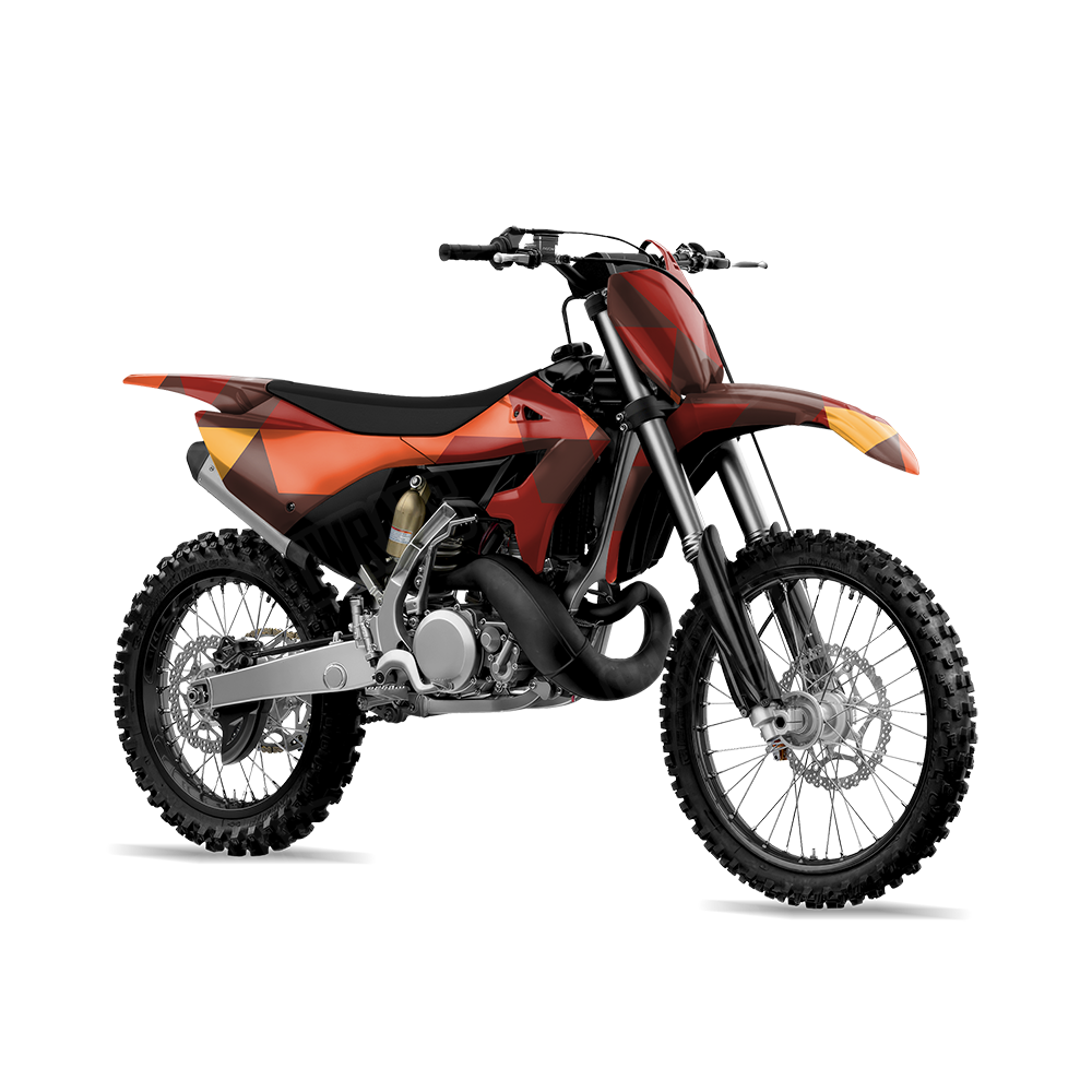Triangle Autumn Dirt Bike Wraps