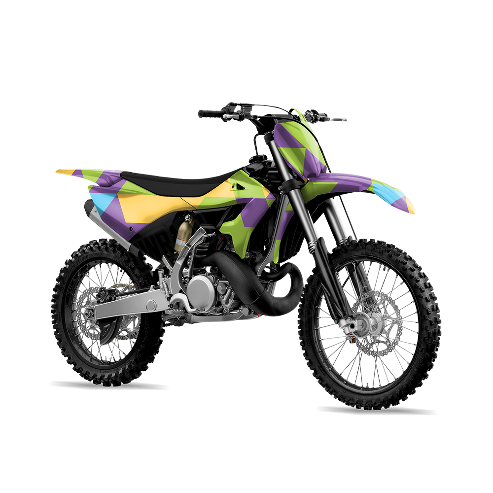 Triangle Carnival Dirt Bike Wraps