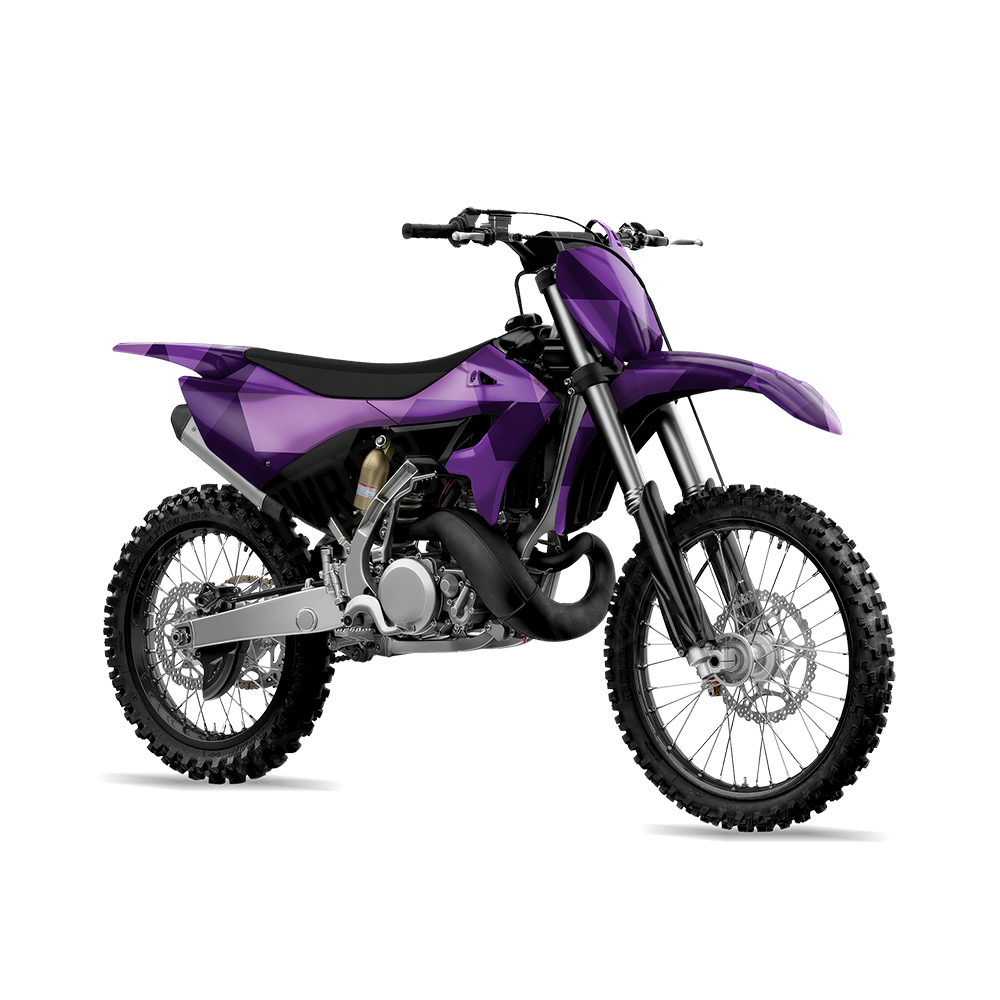 Triangle Elite Purple Dirt Bike Wraps