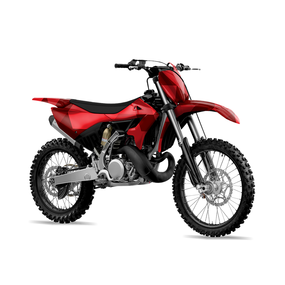 Triangle Elite Red Dirt Bike Wraps