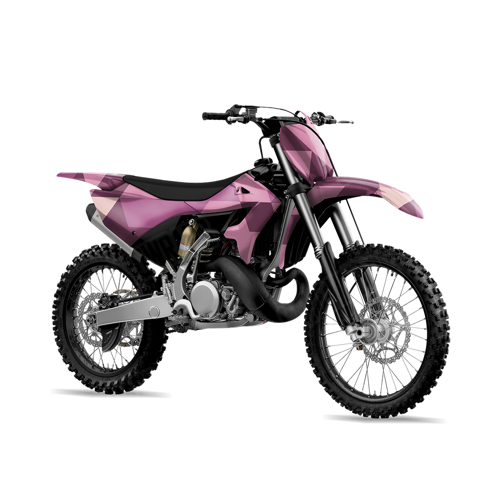 Triangle Floral Dirt Bike Wraps