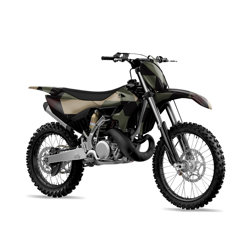 Triangle Militant Blood Dirt Bike Wraps