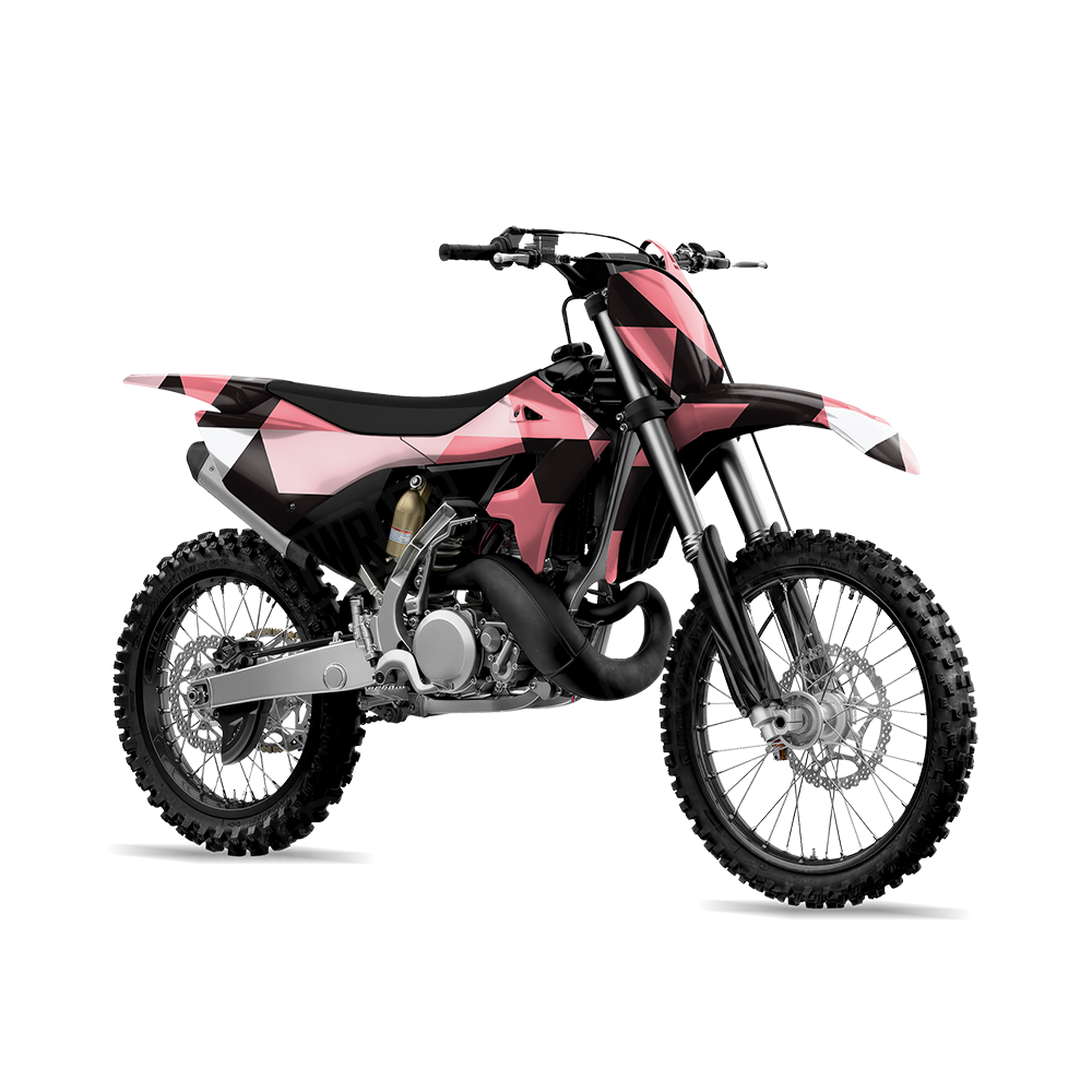 Triangle Pink Dirt Bike Wraps