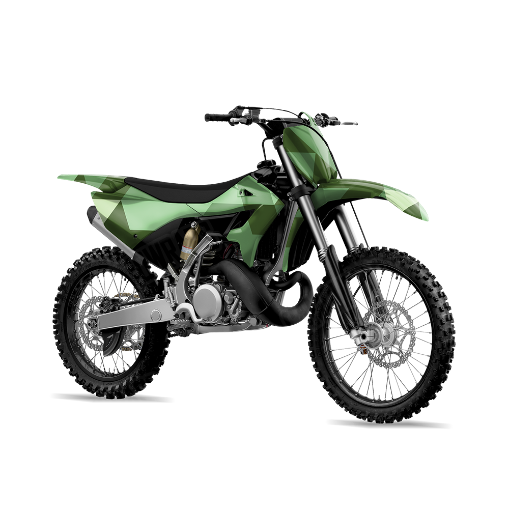 Triangle Pistachio Dirt Bike Wraps