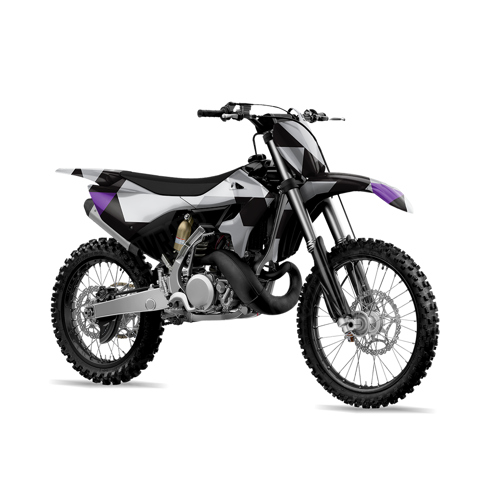 Triangle Urban Purple Dirt Bike Wraps