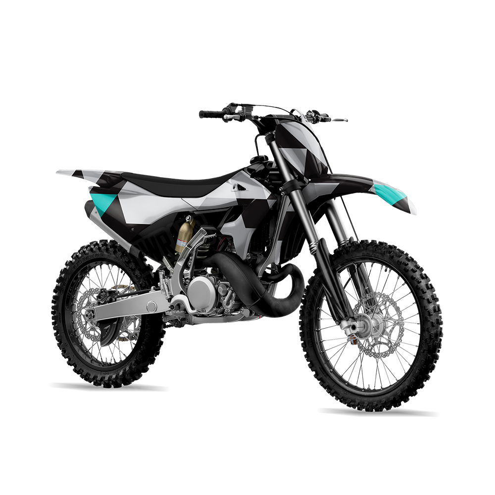 Triangle Urban Tiffany Blue Dirt Bike Wraps