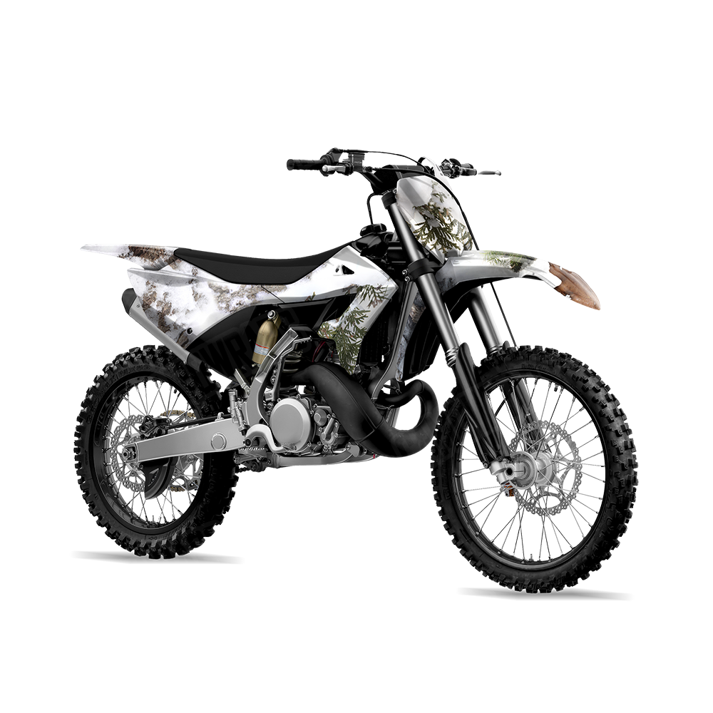 Just Hunt Great White North Dirt Bike Wraps